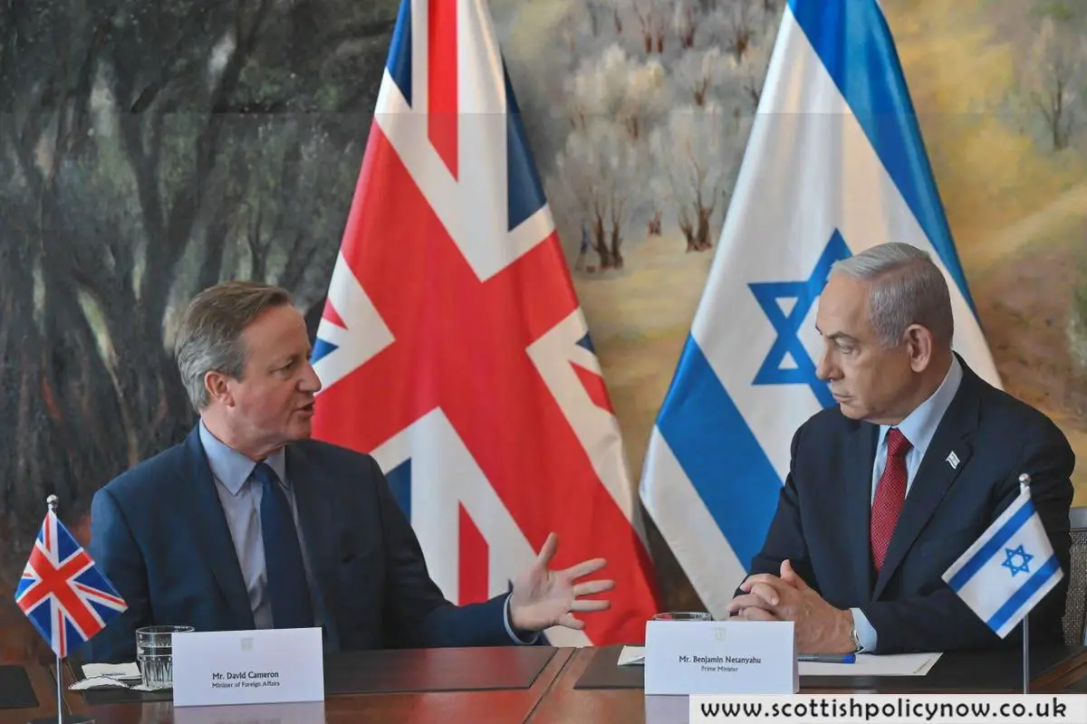 UK’s Lord Cameron Issues ‘Arms Embargo’ Alert to Israel Amid Global Tensions