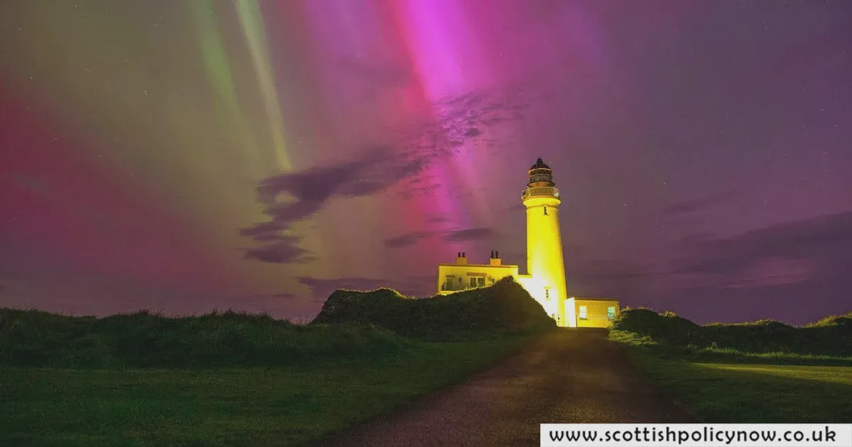 Are the Northern Lights Appearing in Scotland Tonight Due to the Sun’s Largest Solar Flare in Ten Years?